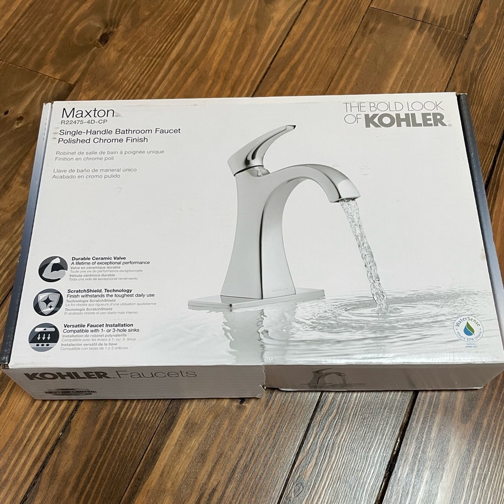 Kohler Maxton Polished Chrome Bathroom Faucet